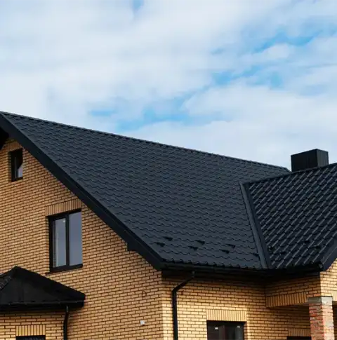 Completed metal roofing project by King Metal Roofing